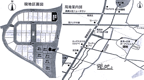 現地区画図