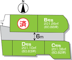 現地区画図