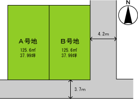 現地区画図
